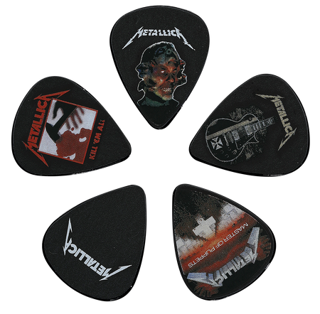 Lot de médiators  de Metallica - Mix - pour Indifférent - multicolore - metallica - View 2
