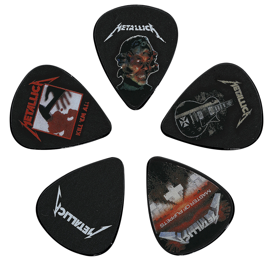 Lot de médiators  de Metallica - Mix - pour Indifférent - multicolore - metallica - View 2