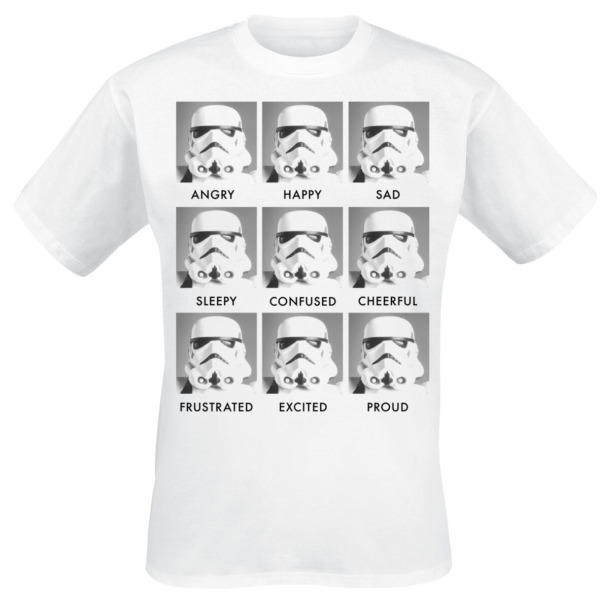 T-Shirt Manches courtes Disney de Star Wars - Star Wars - The Last Jedi O.S.T. - S à 5XL - pour Homme - blanc - Star Wars