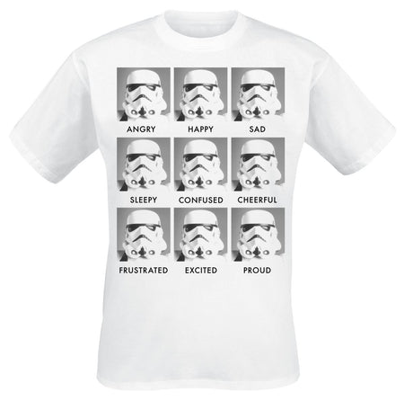 T-Shirt Manches courtes Disney de Star Wars - Star Wars - The Last Jedi O.S.T. - S à 5XL - pour Homme - blanc - Star Wars