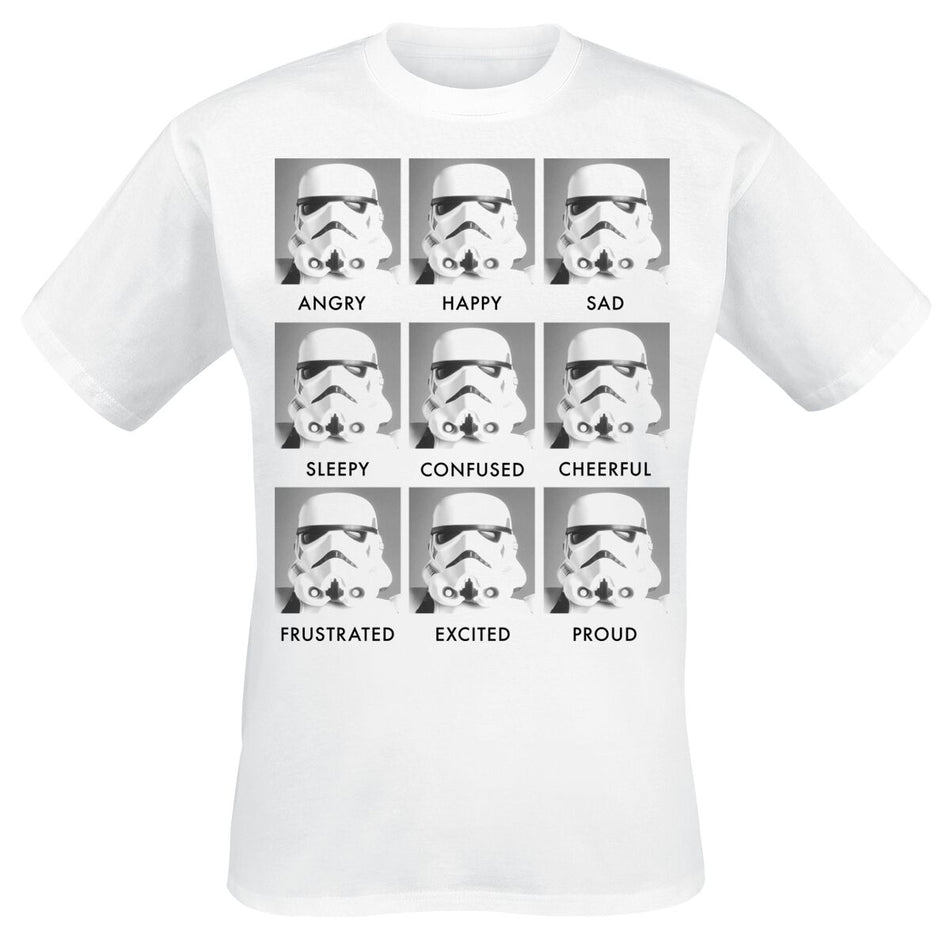 T-Shirt Manches courtes Disney de Star Wars - Star Wars - The Last Jedi O.S.T. - S à 5XL - pour Homme - blanc - Star Wars
