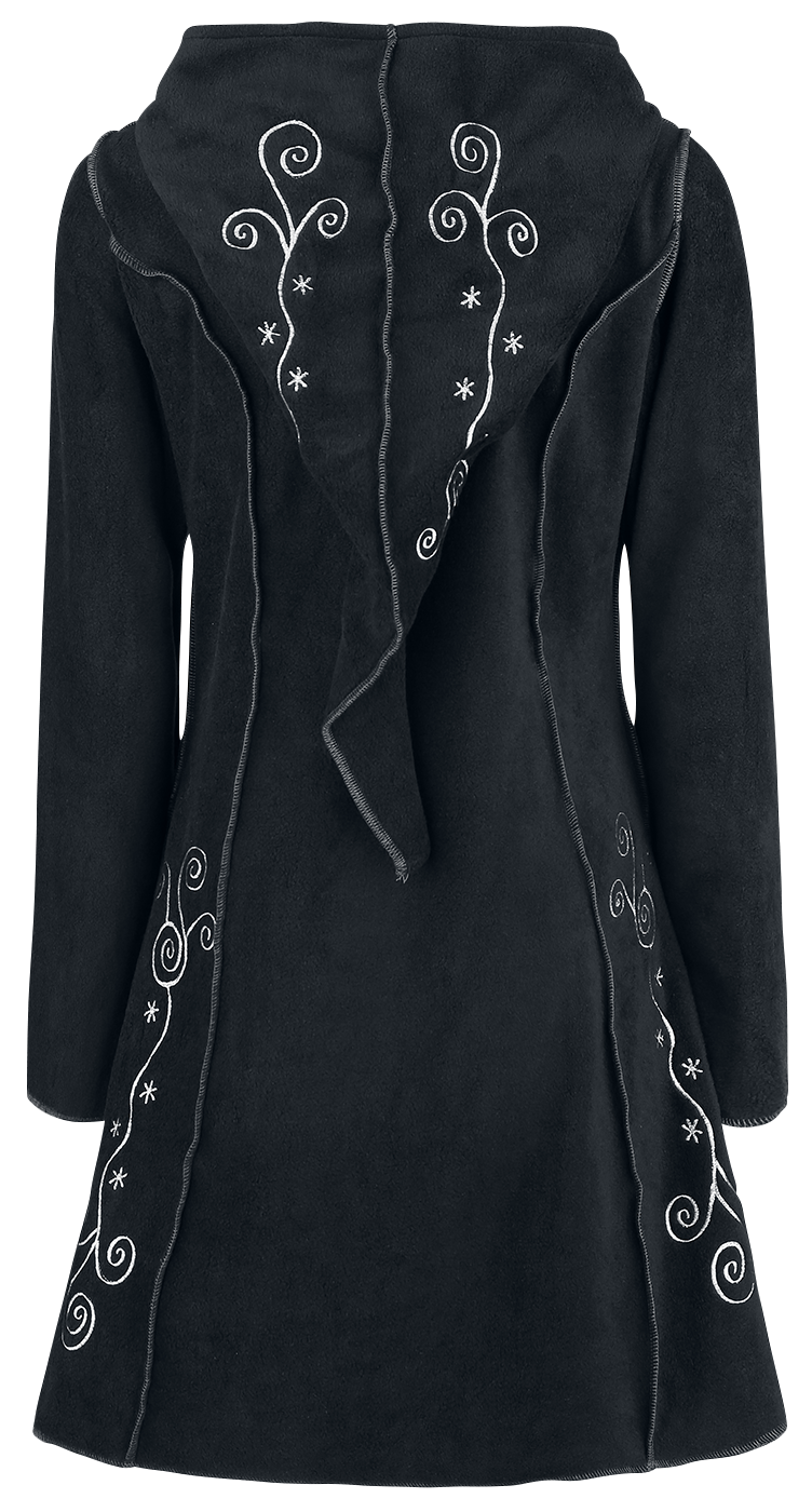 Sweat-shirt zippé à capuche Gothic de Innocent - Manteau À Capuche Brodé - S à 4XL - pour Femme - noir - innocent - View 2