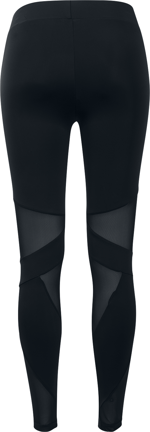 Legging  de Urban Classics - Leggings Femme Triangles Mesh - XS à 5XL - pour Femme - noir/noir - Urban Classics - View 2