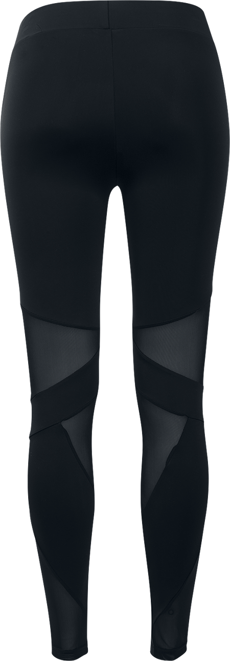 Legging  de Urban Classics - Leggings Femme Triangles Mesh - XS à 5XL - pour Femme - noir/noir - Urban Classics - View 2