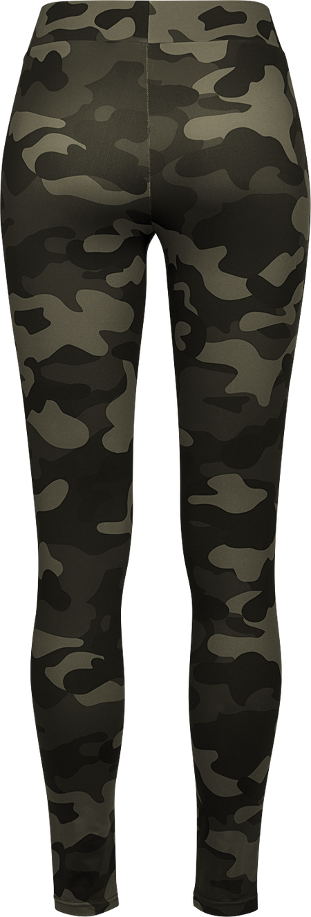 Legging  de Urban Classics - Legging Tech Mesh Camouflage Femme - XS à 5XL - pour Femme - camouflage forêt/noir - Urban Classics - View 2