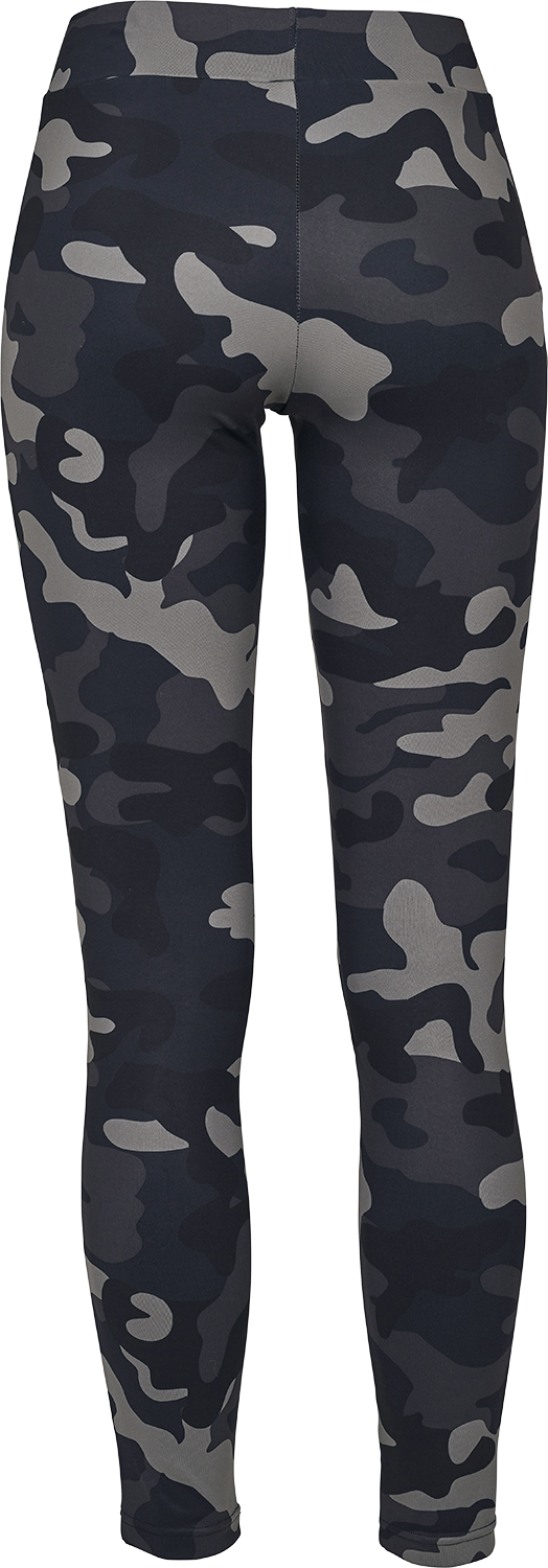 Legging  de Urban Classics - Legging Tech Mesh Camouflage Femme - XS à 3XL - pour Femme - camouflage sombre/noir - Urban Classics - View 2
