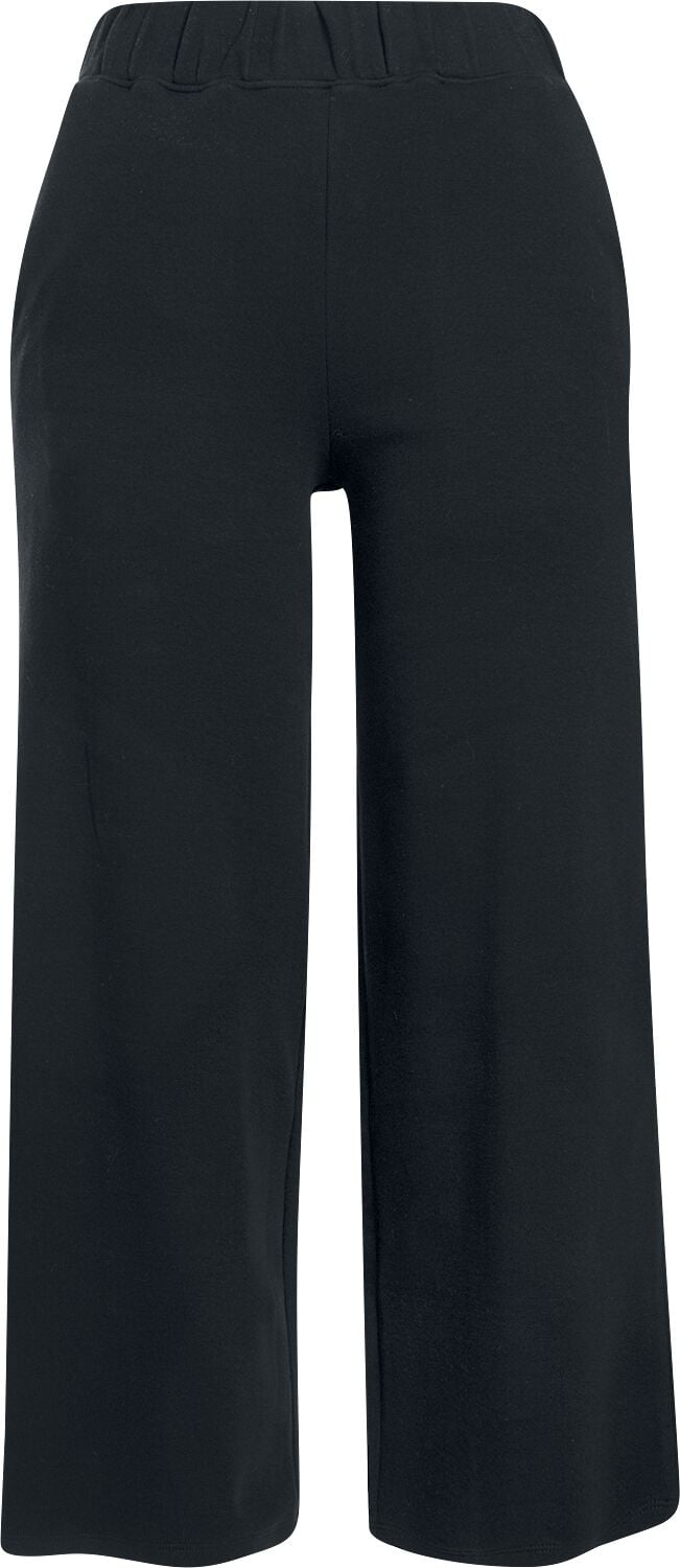 Pantalon en toile  de Urban Classics - Pantalon Évasé - XS à 5XL - pour Femme - noir - Urban Classics