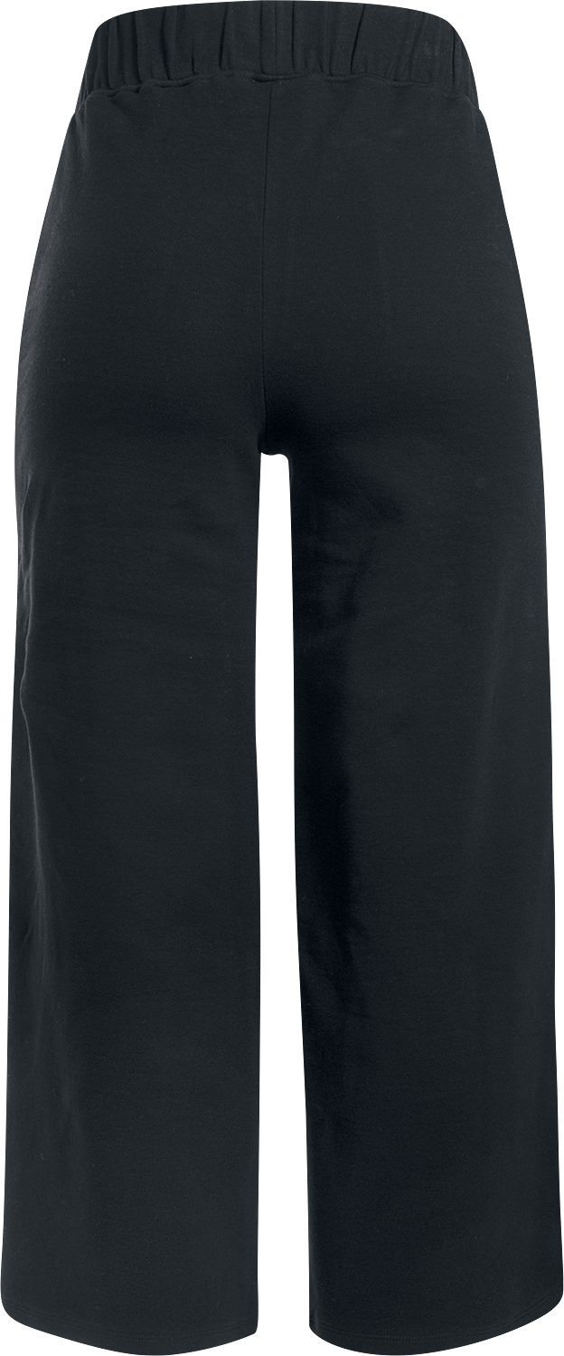 Pantalon en toile  de Urban Classics - Pantalon Évasé - XS à 5XL - pour Femme - noir - Urban Classics - View 2