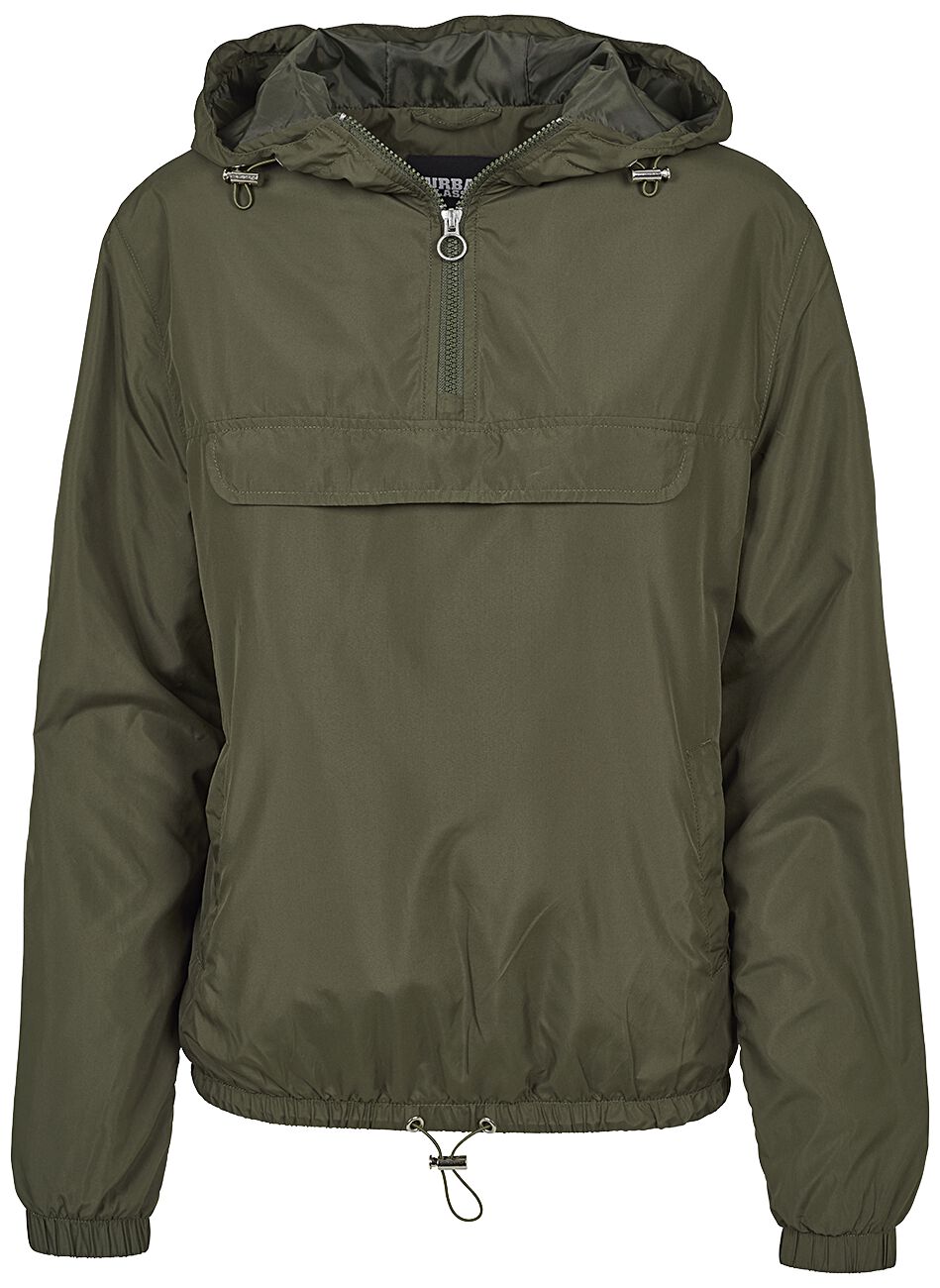 Coupe-vent  de Urban Classics - Coupe-Vent Femme Basics - XS à 4XL - pour Femme - olive - Urban Classics