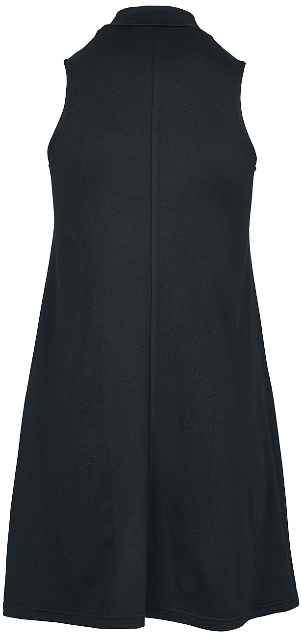 Robe courte  de Urban Classics - Robe Trapèze Col Roulé - XS à 4XL - pour Femme - noir - Urban Classics - View 2