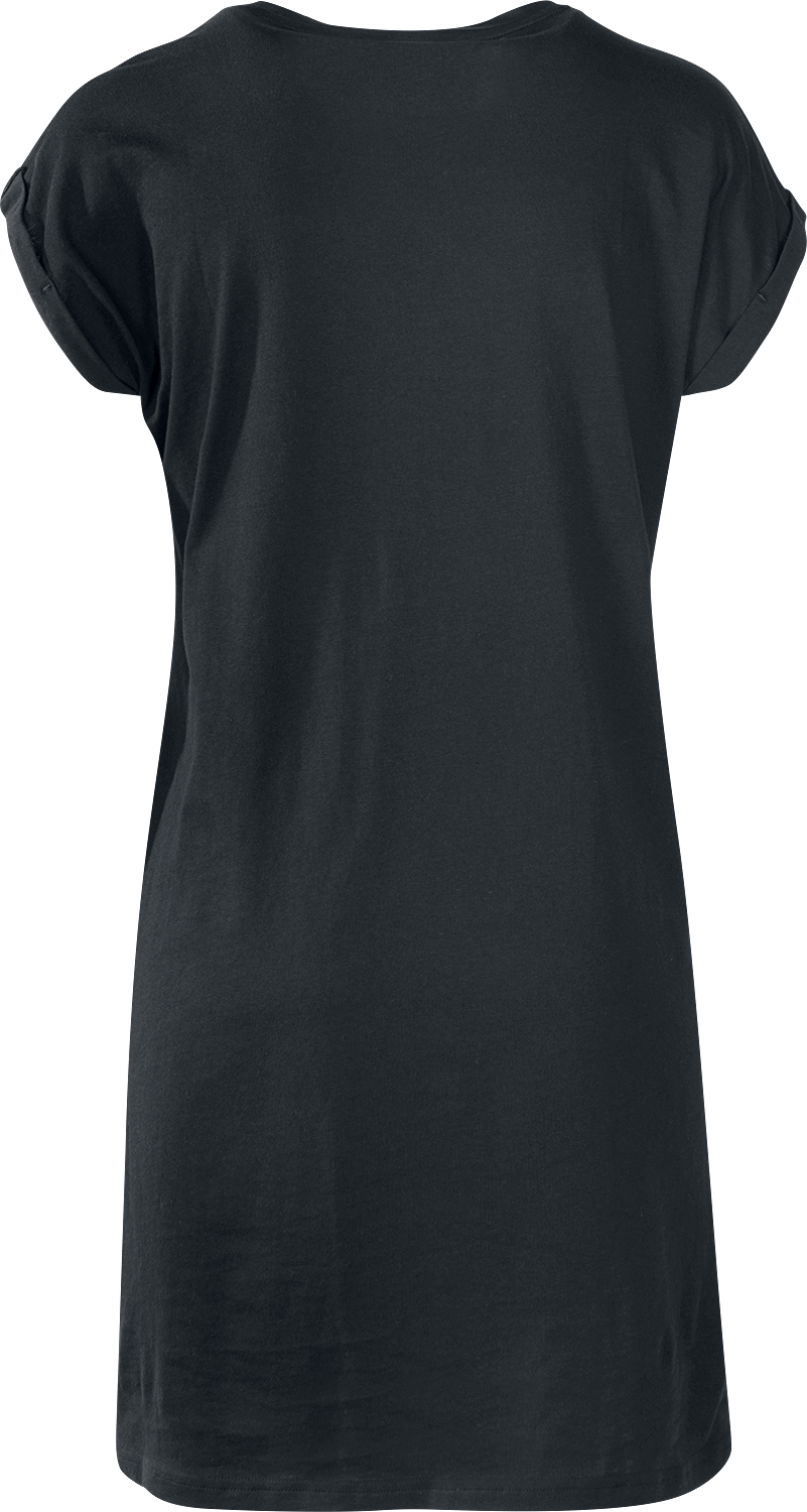 Robe courte  de Urban Classics - Robe Col Montant Manches Courtes - XS à 5XL - pour Femme - noir - Urban Classics - View 2