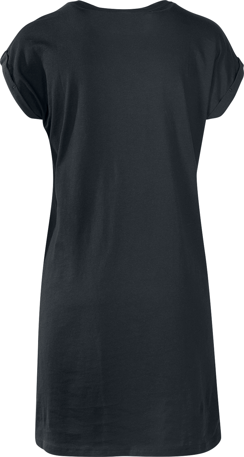 Robe courte  de Urban Classics - Robe Col Montant Manches Courtes - XS à 5XL - pour Femme - noir - Urban Classics - View 2