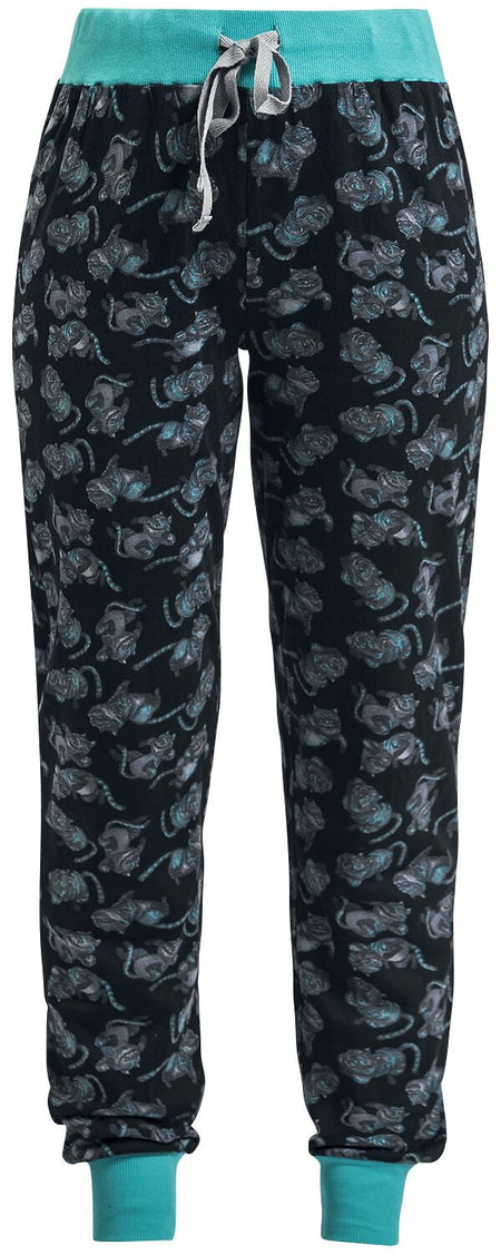 Bas de pyjama Disney de Alice Au Pays Des Merveilles - Le Chat Du Cheshire - Smile - S à 5XL - pour Femme - multicolore - Alice Au Pays Des Merveilles