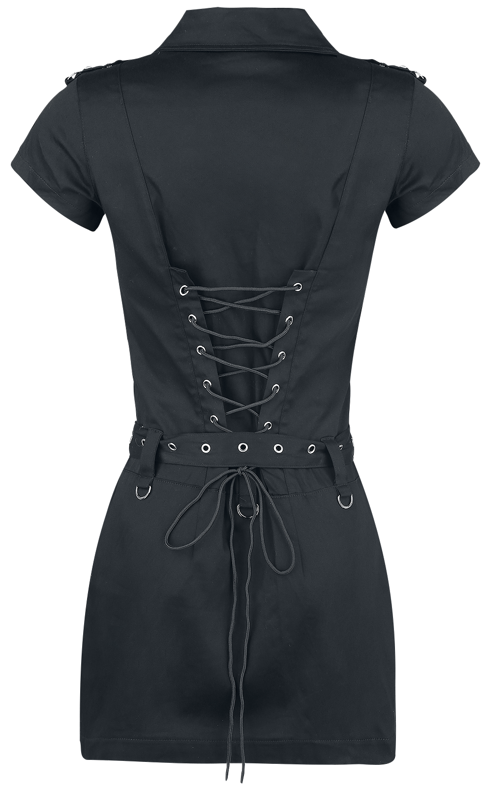 Robe courte Gothic de Banned Alternative - Robe Mod - XS à XL - pour Femme - noir - Banned Alternative - View 2
