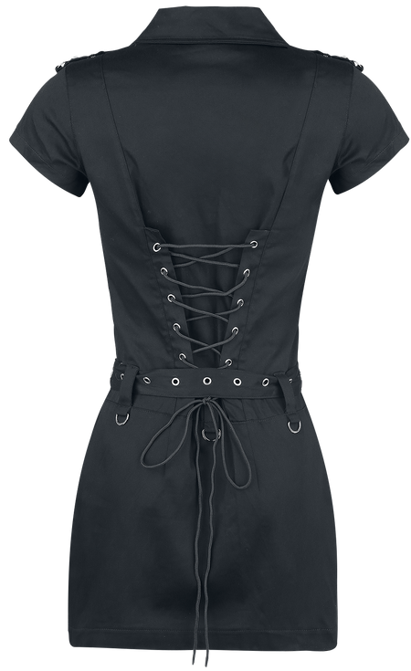 Robe courte Gothic de Banned Alternative - Robe Mod - XS à XL - pour Femme - noir - Banned Alternative - View 2