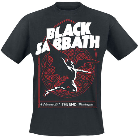 T-Shirt Manches courtes  de Black Sabbath - The End Church Window - M à XXL - pour Homme - noir - Black Sabbath