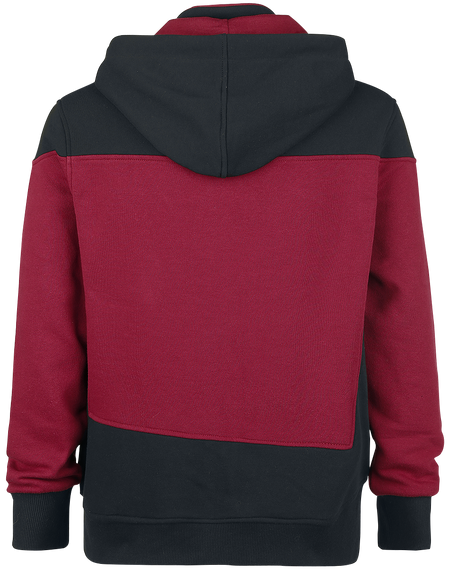 Sweat-shirt zippé à capuche  de Star Trek - La Nouvelle Génération - S à 5XL - pour Homme - rouge/noir - Star Trek - View 2