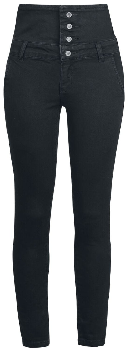 Jean  de RED by EMP - Jean Taille Haute - W27L32 à W38L34 - pour Femme - noir - RED by EMP