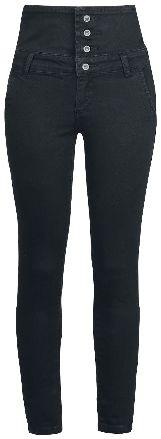Jean  de RED by EMP - Jean Taille Haute - W27L32 à W38L34 - pour Femme - noir - RED by EMP