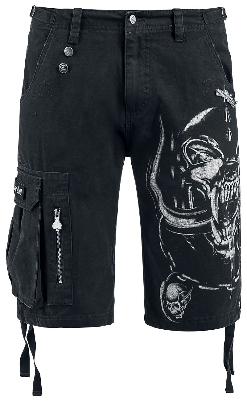 Short  de Motörhead - EMP Signature Collection - M à XL - pour Homme - noir - Motörhead