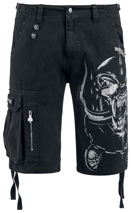 Short  de Motörhead - EMP Signature Collection - M à XL - pour Homme - noir - Motörhead