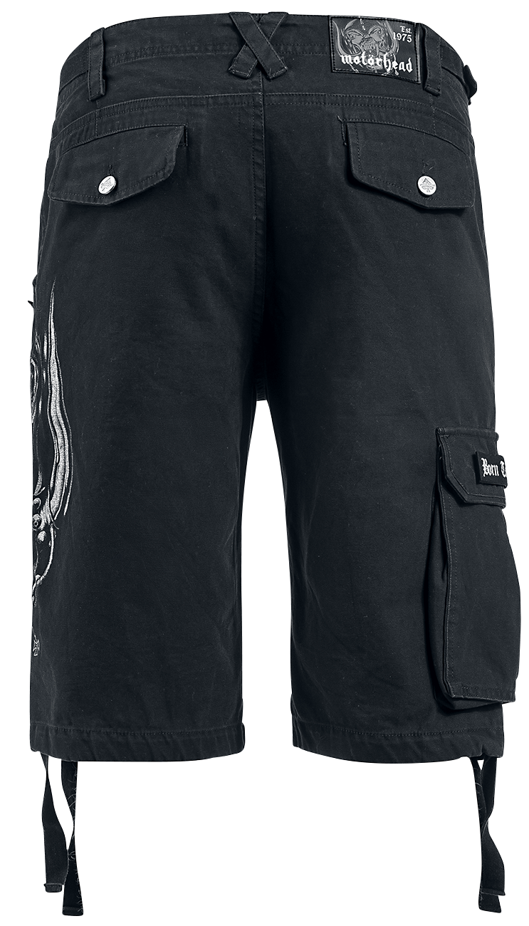 Short  de Motörhead - EMP Signature Collection - M à XL - pour Homme - noir - Motörhead - View 2