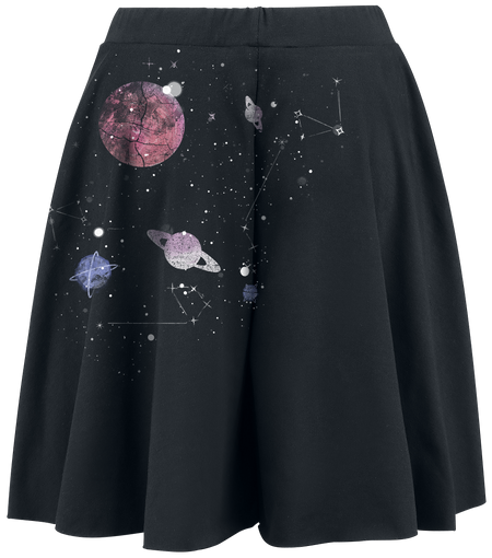Jupe courte  de Outer Vision - Planetarium - S à XXL - pour Femme - noir - Outer Vision - View 2