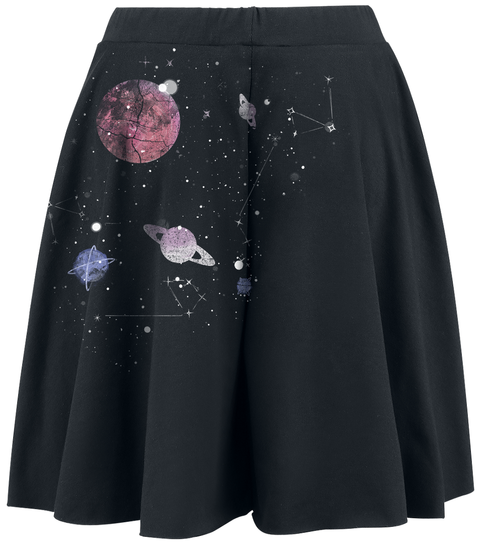 Jupe courte  de Outer Vision - Planetarium - S à XXL - pour Femme - noir - Outer Vision - View 2