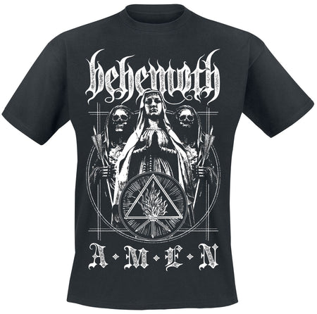 T-Shirt Manches courtes  de Behemoth - Amen - S à XXL - pour Homme - noir - Behemoth