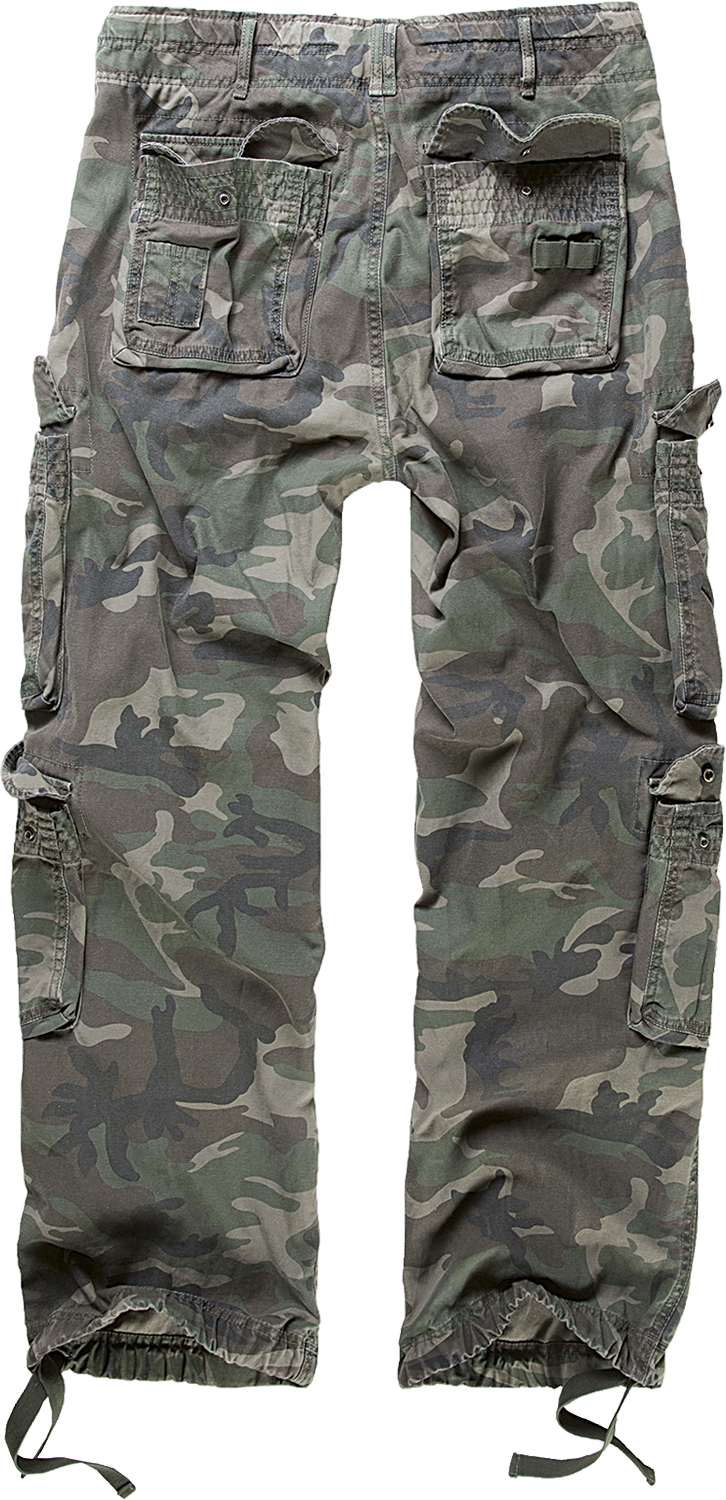 Pantalon Cargo  de Brandit - Pantalon Pure Vintage - S à 4XL - pour Homme - camouflage forêt - Brandit - View 2