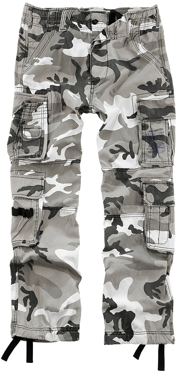 Pantalon Cargo  de Brandit - Pantalon Pure Vintage - M à 5XL - pour Homme - camouflage urbain - Brandit