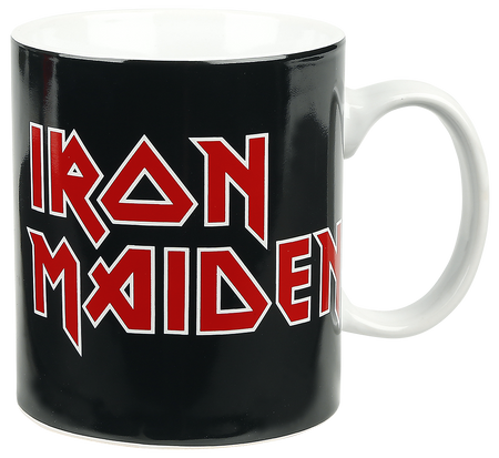 Mug  de Iron Maiden - Iron Maiden Logo - pour Unisexe - noir/rouge/blanc - Iron Maiden - View 2
