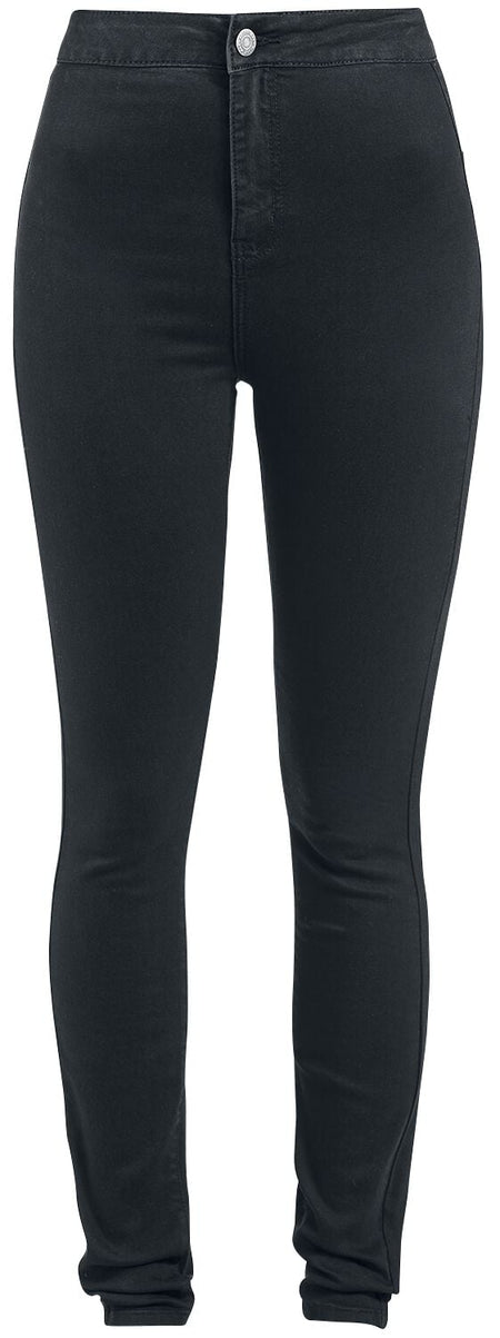 Jean  de Noisy May - NMElla Super High Jeans - XS à XL - pour Femme - noir - Noisy May