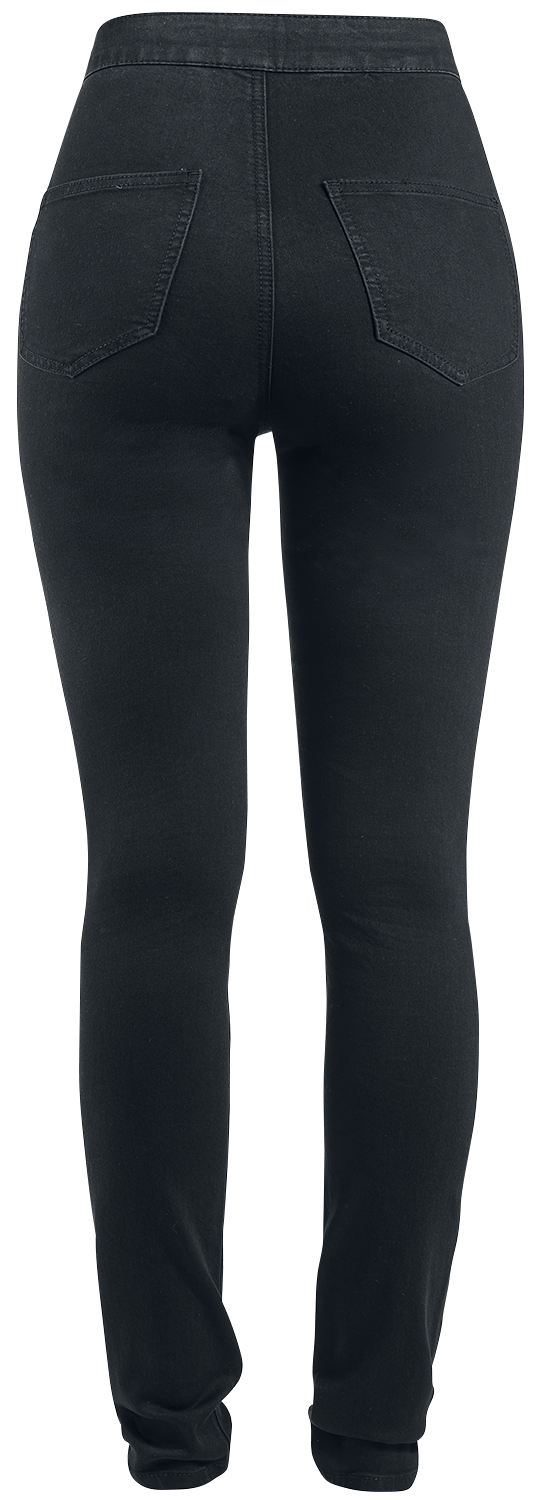 Jean  de Noisy May - NMElla Super High Jeans - XS à XL - pour Femme - noir - Noisy May - View 2