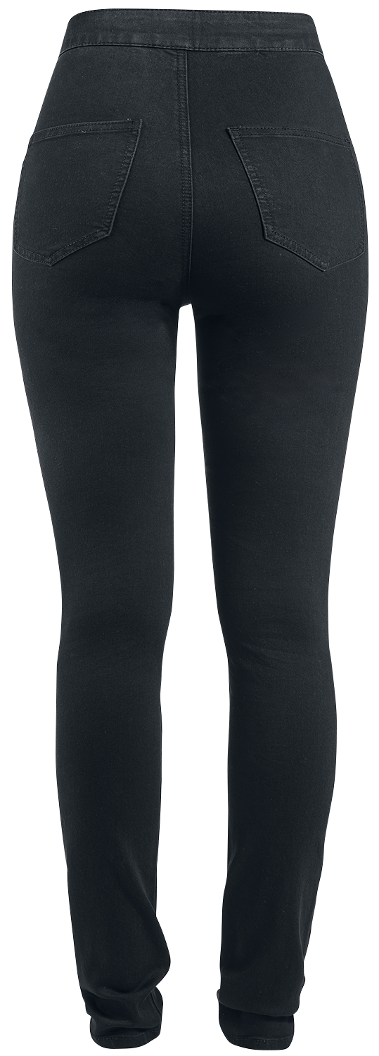 Jean  de Noisy May - NMElla Super High Jeans - XS à L - pour Femme - noir - Noisy May - View 2