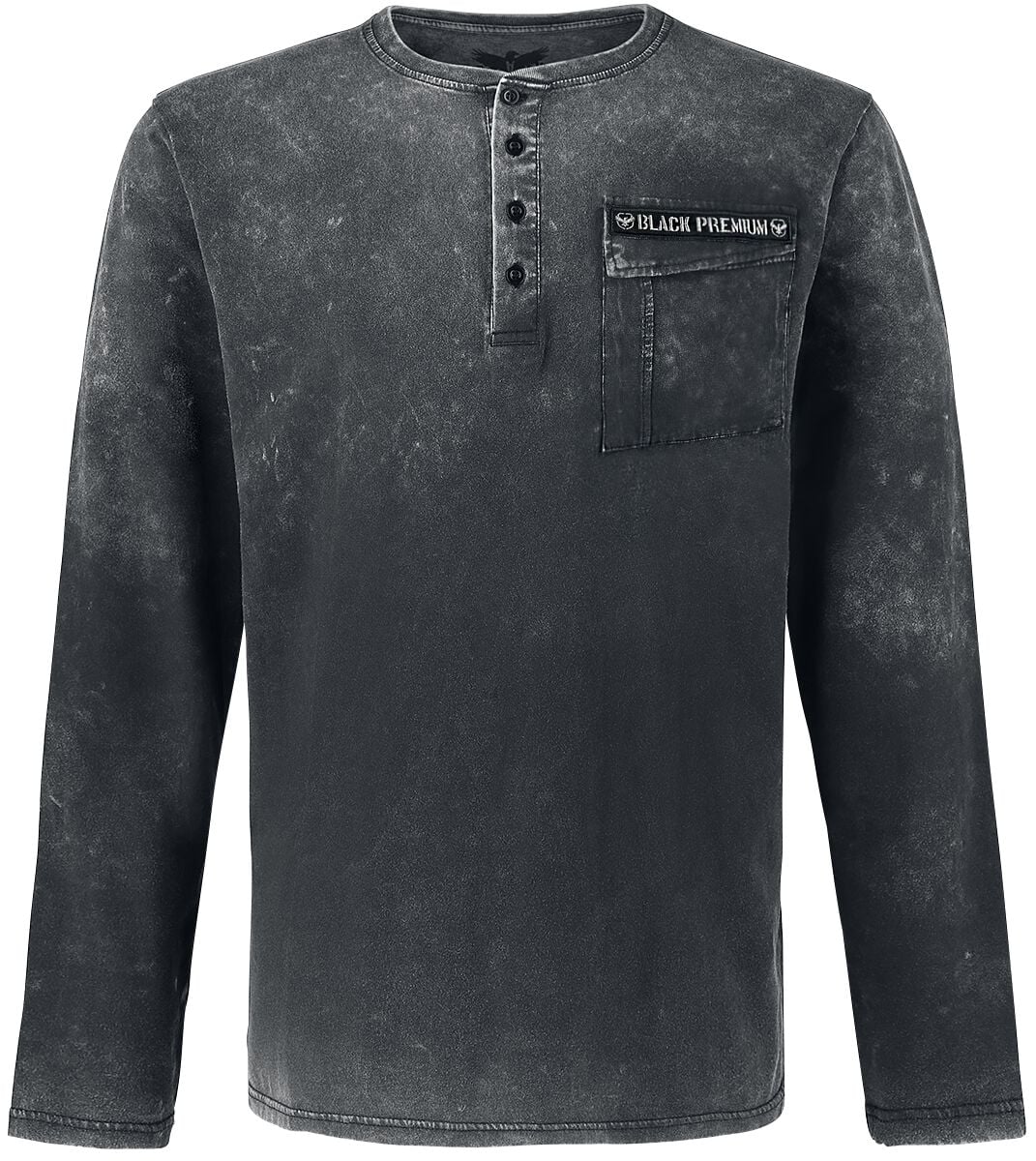 T-shirt manches longues  de Black Premium by EMP - Through The Glass - S à 5XL - pour Homme - noir - Black Premium by EMP