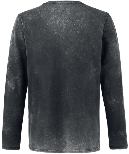 T-shirt manches longues  de Black Premium by EMP - Through The Glass - S à 5XL - pour Homme - noir - Black Premium by EMP - View 2