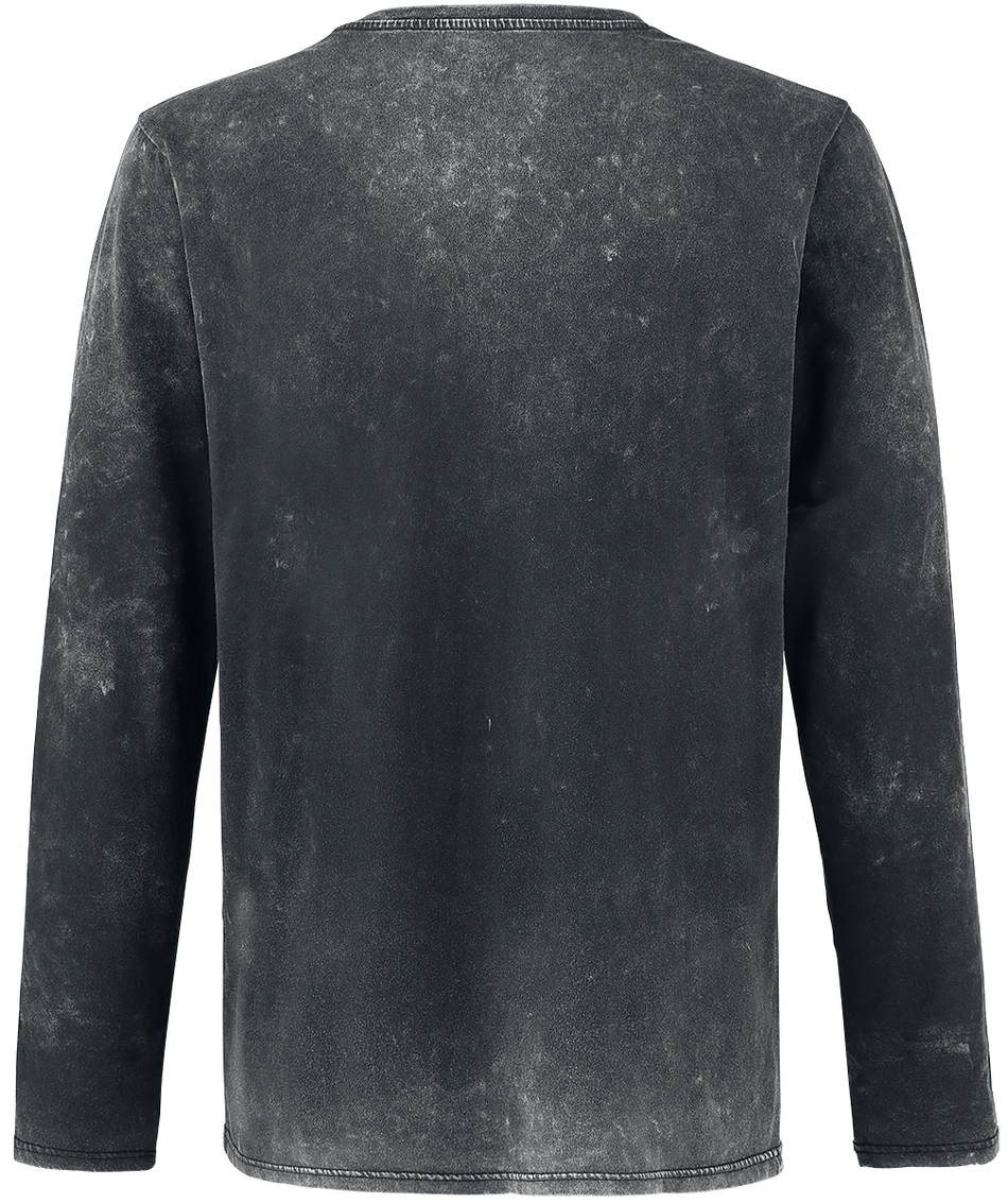 T-shirt manches longues  de Black Premium by EMP - Through The Glass - S à 5XL - pour Homme - noir - Black Premium by EMP - View 2