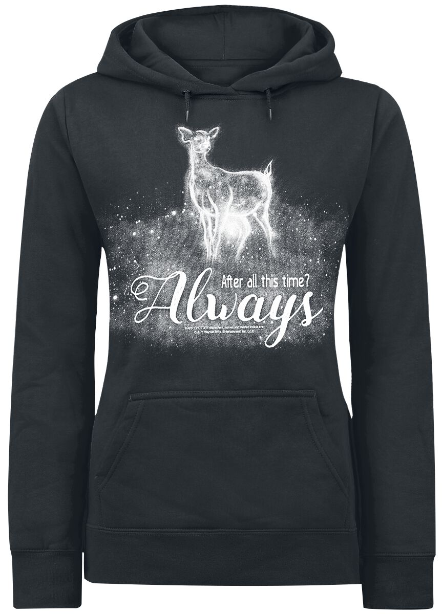 Sweat-shirt à capuche  de Harry Potter - Always - XS à XXL - pour Femme - noir - Harry Potter