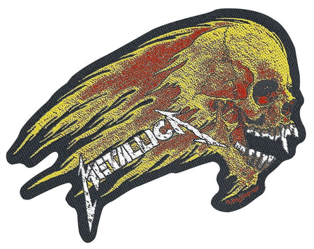 Patch  de Metallica - Flaming Skull - pour Indifférent - multicolore - metallica