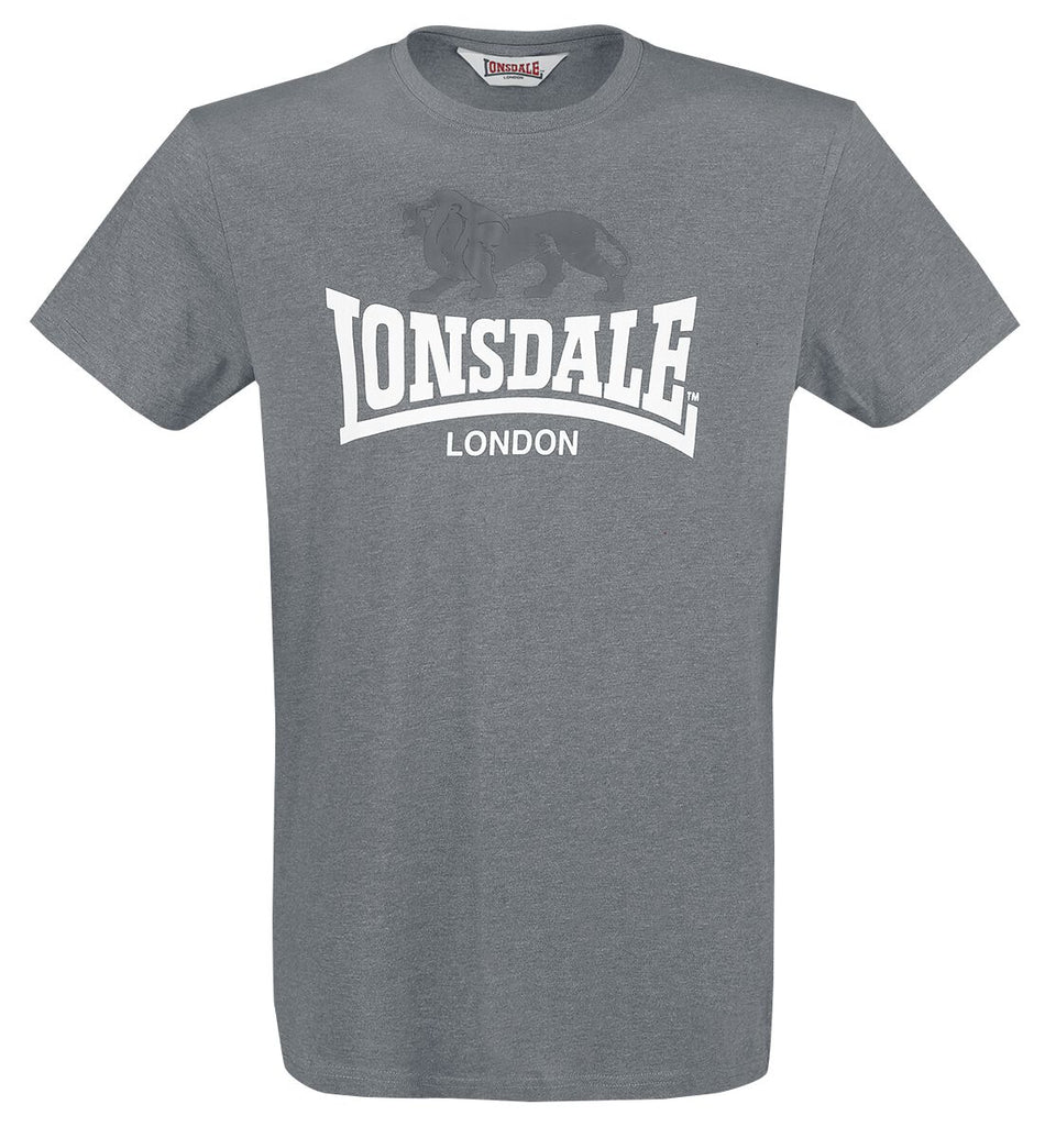 T-Shirt Manches courtes  de Lonsdale London - Gargrave - M à 3XL - pour Homme - anthracite - Lonsdale London