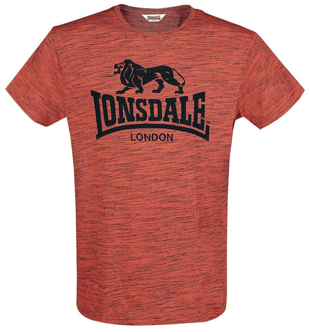 T-Shirt Manches courtes  de Lonsdale London - Gargrave - S à XL - pour Homme - orange/noir - Lonsdale London