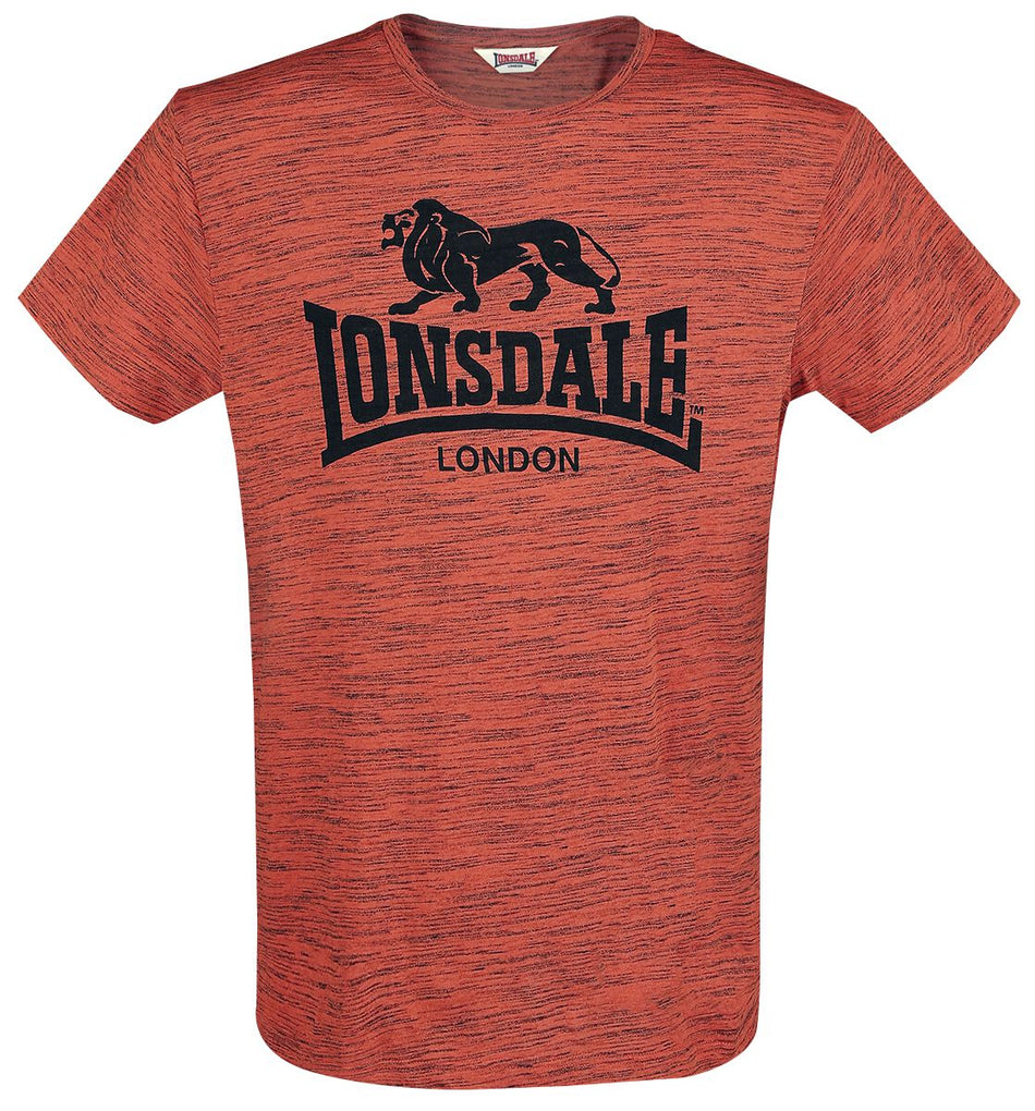 T-Shirt Manches courtes  de Lonsdale London - Gargrave - S à XL - pour Homme - orange/noir - Lonsdale London