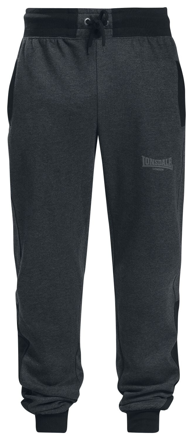Bas de survêtement  de Lonsdale London - Heckfield - S à 3XL - pour Homme - anthracite - Lonsdale London