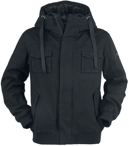 Manteau d'hiver  de Black Premium by EMP - The Warrior's Code - S à 5XL - pour Homme - noir - Black Premium by EMP