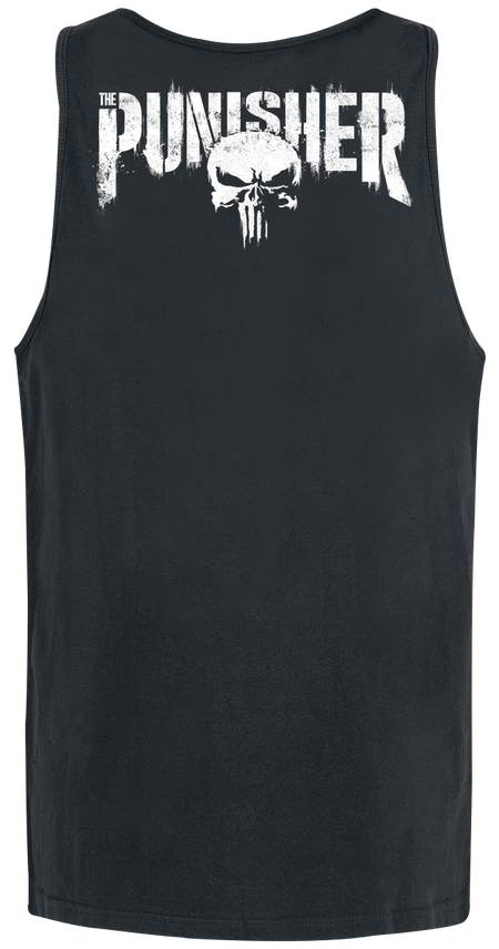 Débardeur Disney de The Punisher - Logo Crâne Graffiti - S à XXL - pour Homme - noir - The Punisher - View 2