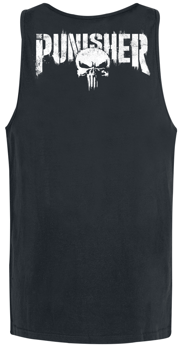 Débardeur Disney de The Punisher - Logo Crâne Graffiti - S à XXL - pour Homme - noir - The Punisher - View 2