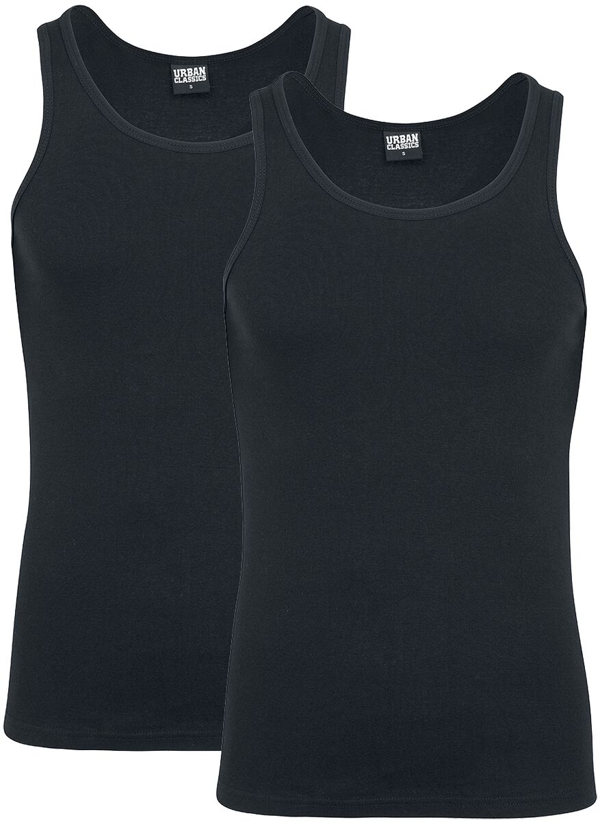 Débardeur  de Urban Classics - Lot De 2 Débardeurs Sans Coutures - S à 5XL - pour Homme - noir - Urban Classics