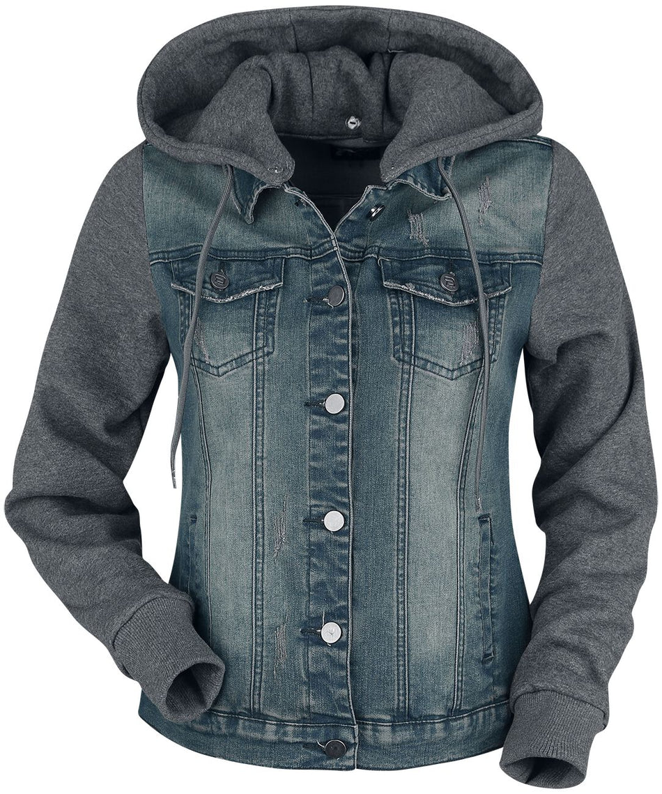 Veste en Jean  de RED by EMP - Denim Soul - S à 5XL - pour Femme - bleu/gris - RED by EMP