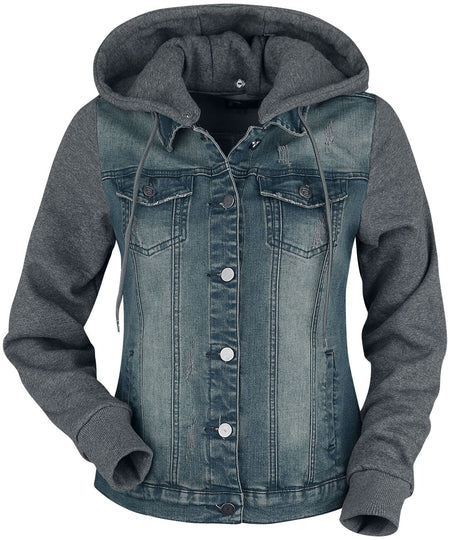 Veste en Jean  de RED by EMP - Denim Soul - S à 5XL - pour Femme - bleu/gris - RED by EMP